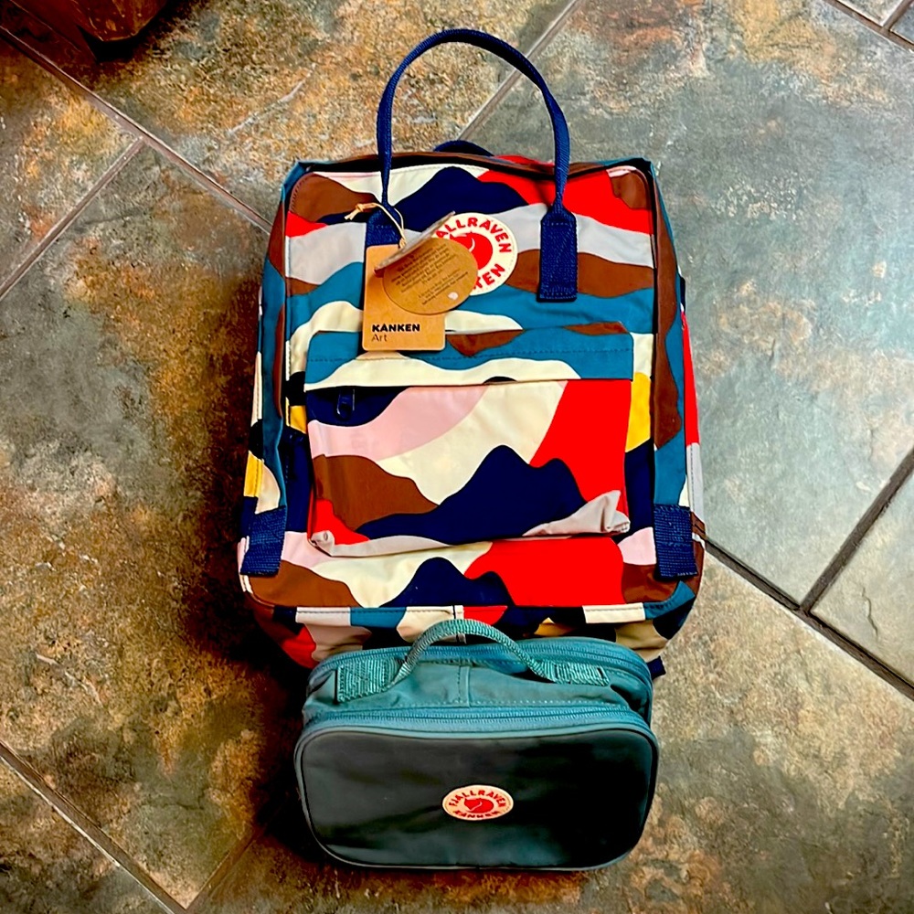 FJALLRAVEN KANKEN Backpack AND Lunch Bag BRAND NEW